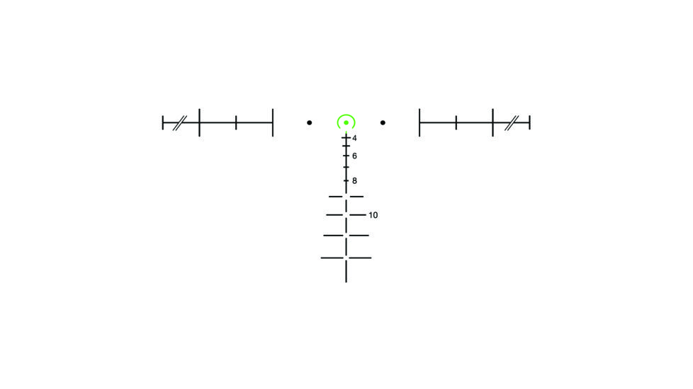 Trijicon Illuminated Green TA110-D-100500 Horseshoe Reticle