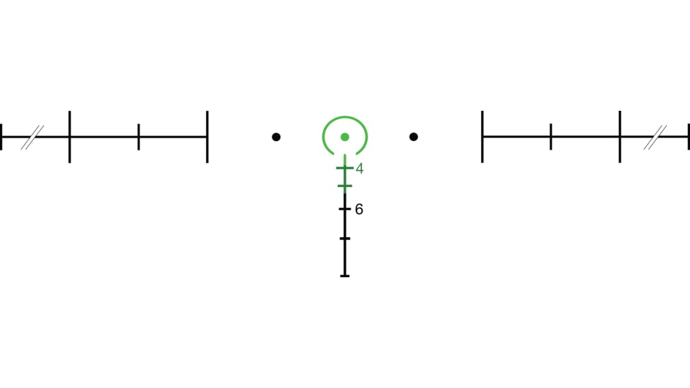 Trijicon ACOG 4x32 Nickel Boron Dual Illum. Green Horseshoe Dot .223 BAC Reticle w/ TA51 Mount TA31-D-100197