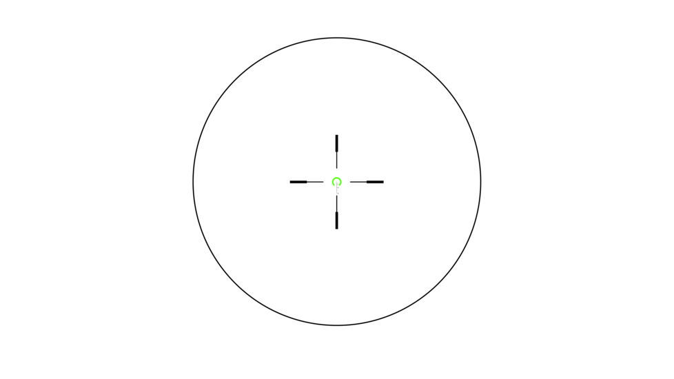 Trijicon Illuminated Green VC16-C-1600042 Horseshoe Dot Reticle