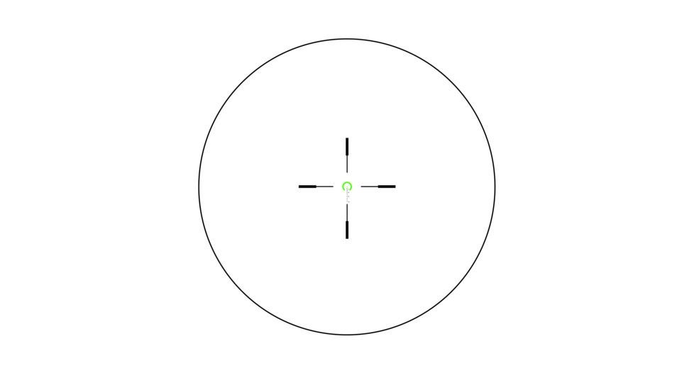 Trijicon Illuminated Green VC16-C-1600045 Horseshoe Dot 7.62 Reticle