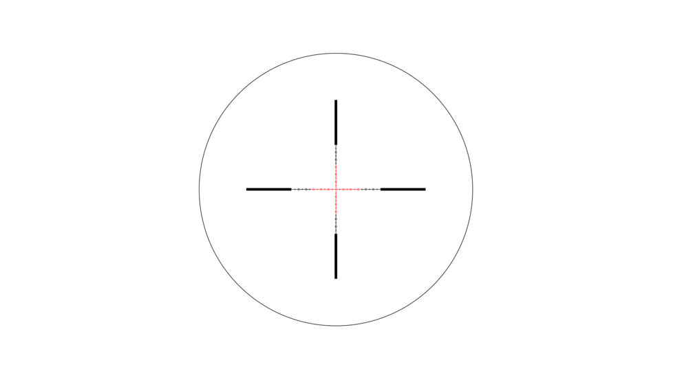 Trijicon AccuPower 2.5-10x56 Rifle Scope, 30mm, MIL-Square Crosshair w/Red LED, Black, 1900016