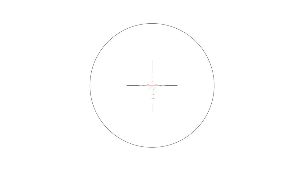 DEMO, Trijicon AccuPower RS-24 1-4x24mm Rifle Scope, 30 mm Tube, Second Focal Plane, Black, Red MOA-Dot Crosshair w/ Dot Reticle, MOA Adjustment, 1900000-DEMO