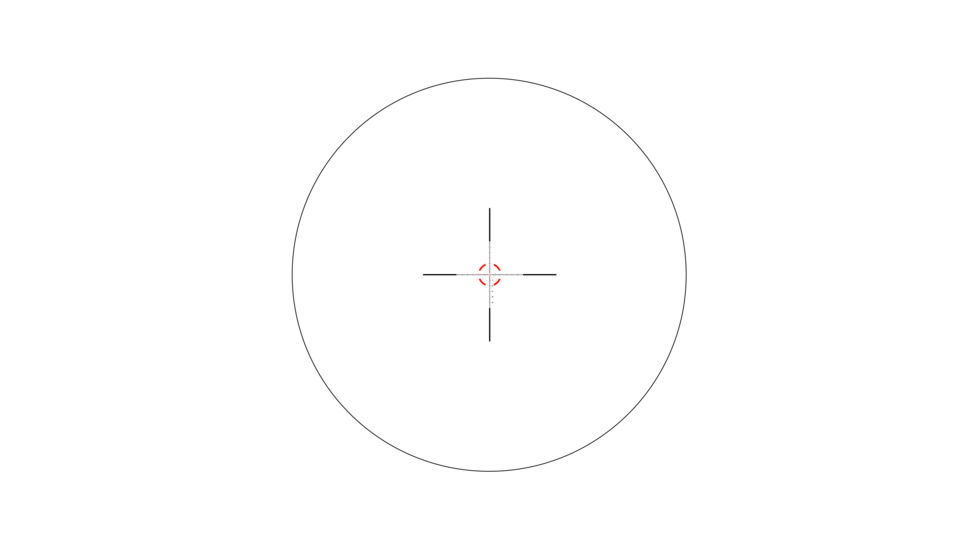 Trijicon Illuminated Red RS27-C-1900028 MIL Segmented Circle Crosshair Reticle