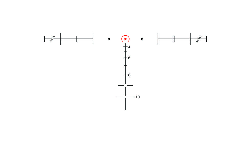 Trijicon Illuminated Red TA110-D-100493 Horseshoe Reticle