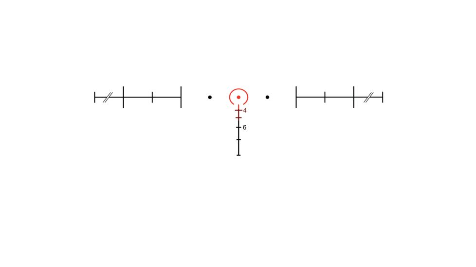 Trijicon Illuminated Red TA31H Horseshoe Reticle
