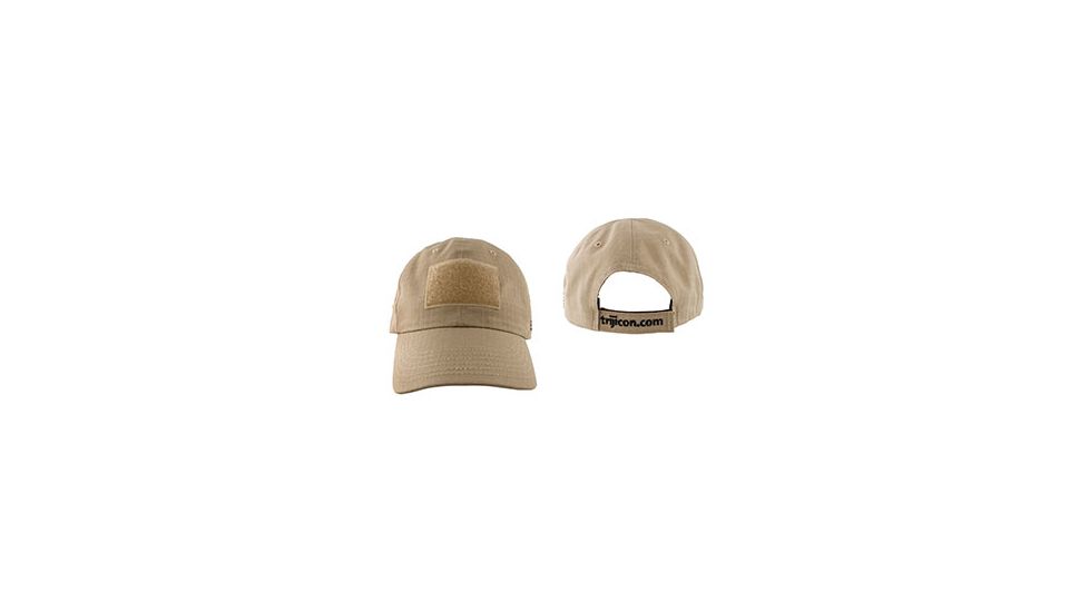 Trijicon Logo Hat w/ Patch Panel, Khaki AP65