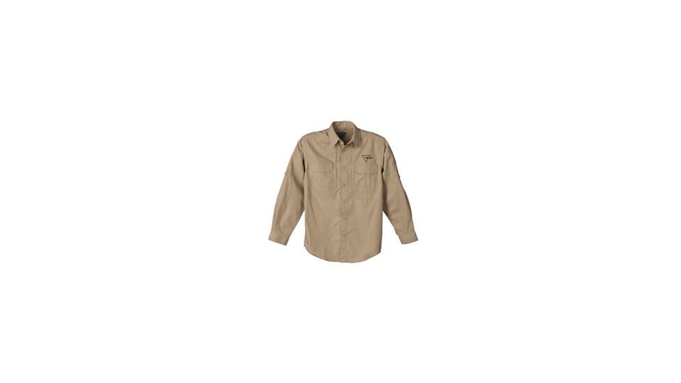 Trijicon Long Sleeve Tactical Shirt with Logo, Khaki, X-Large AP31-XL