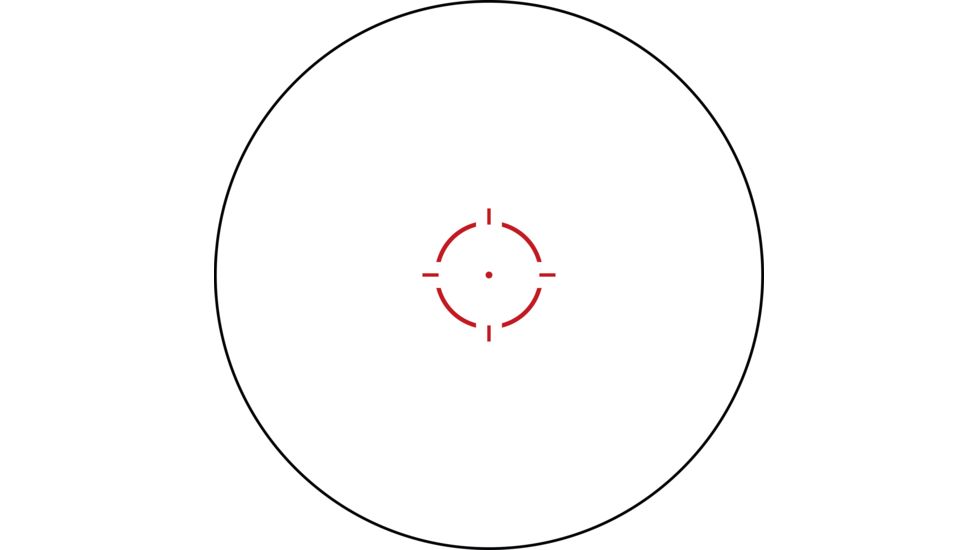 Trijicon MRO HD 1x25mm Red Dot Sights, 68 MOA Reticle w/ 2.0 MOA Dot, No Mount, Angled Glass, Black, 2200050