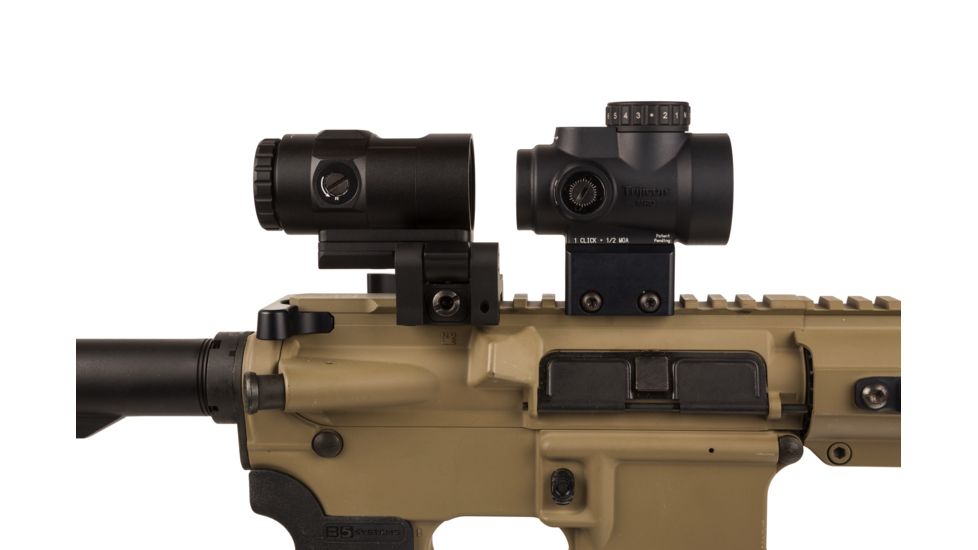 Trijicon MRO HD 1x25mm Red Dot Sights Combo Set, 68 MOA Reticle w/2.0 MOA Dot, Angled Glass, Black, 2200057