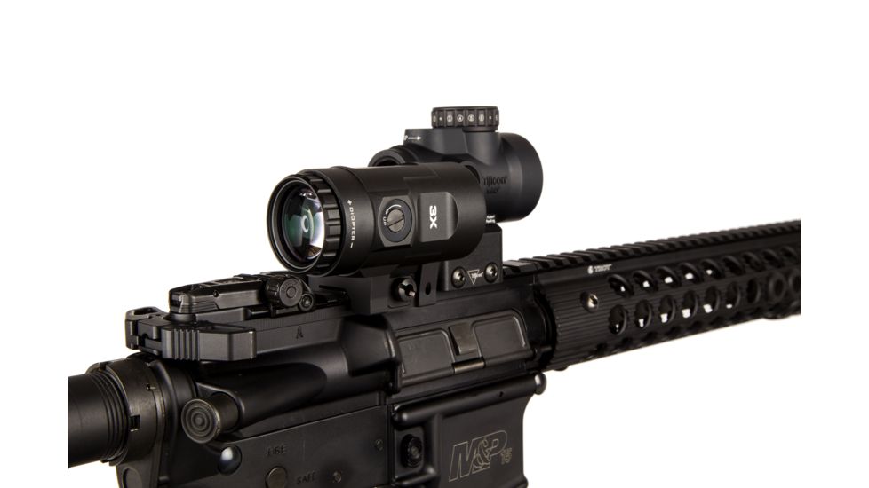 Trijicon MRO HD 1x25mm Red Dot Sights Combo Set, 68 MOA Reticle w/2.0 MOA Dot, Angled Glass, Black, 2200057