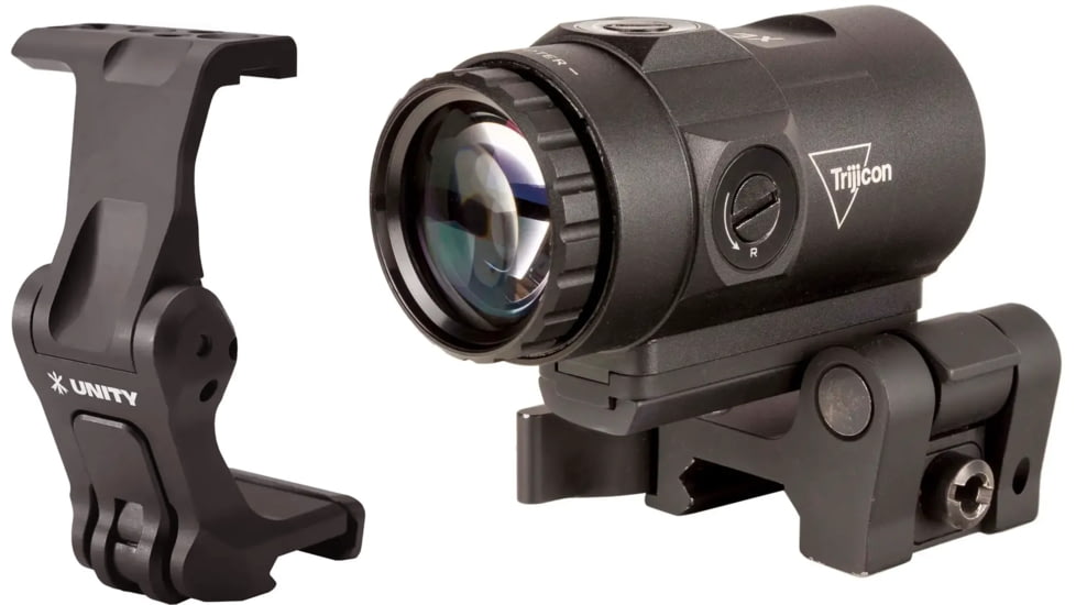 Trijicon MRO HD 3X Red Dot Sight Magnifier with Unity Tactical FAST FTC Omni Mount