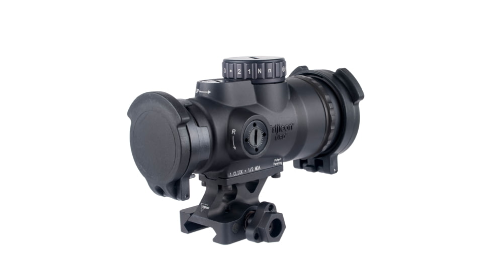 Trijicon MRO HD Patrol Adjustable LED 68 MOA Reticle w/ 2.0 MOA Red Dot, Full Co-Witness Quick Release Mount with Q-LOC Technology AC32070, Black, MRO-C-2200109