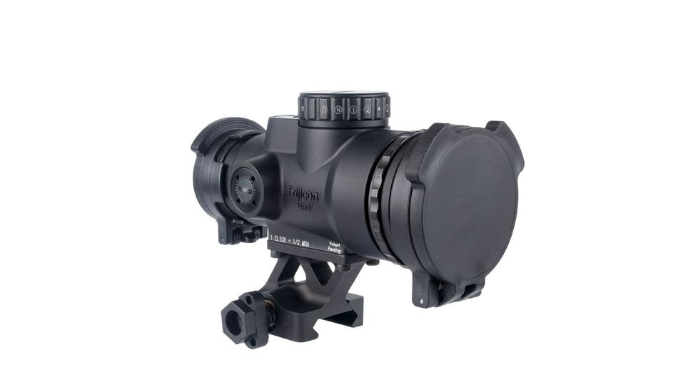 Trijicon MRO HD Patrol Adjustable LED 68 MOA Reticle w/ 2.0 MOA Red Dot Sight, 1/3 Co-Witness Quick Release Mount with Q-LOC Technology AC32071, Black, MRO-C-2200108