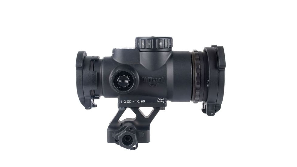 Trijicon MRO HD Patrol Adjustable LED 68 MOA Reticle w/ 2.0 MOA Red Dot Sight, 1/3 Co-Witness Quick Release Mount with Q-LOC Technology AC32071, Black, MRO-C-2200108