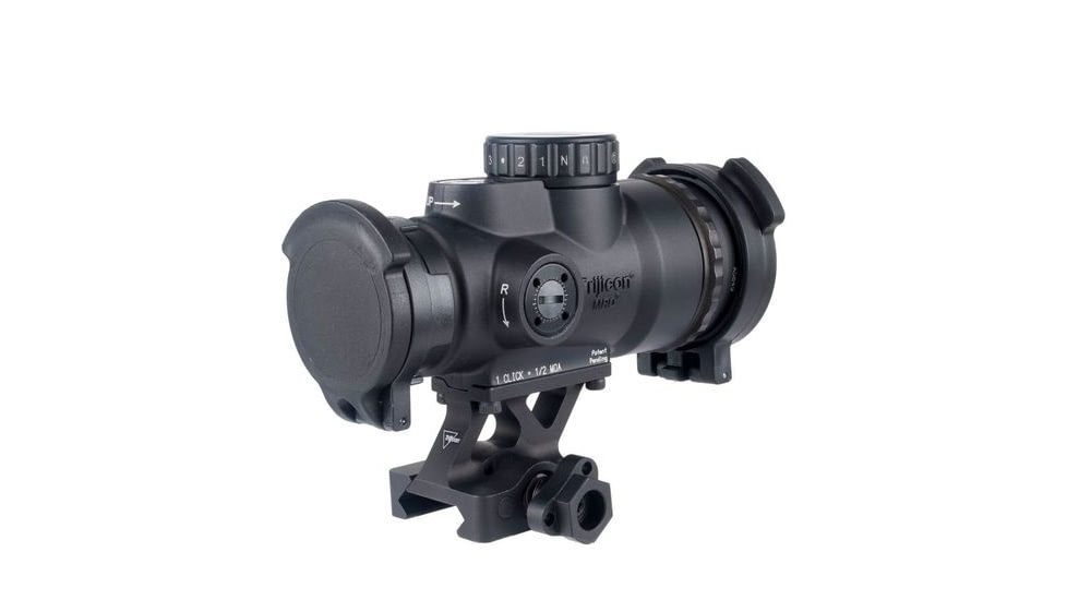 Trijicon MRO HD Patrol Adjustable LED 68 MOA Reticle w/ 2.0 MOA Red Dot Sight, 1/3 Co-Witness Quick Release Mount with Q-LOC Technology AC32071, Black, MRO-C-2200108