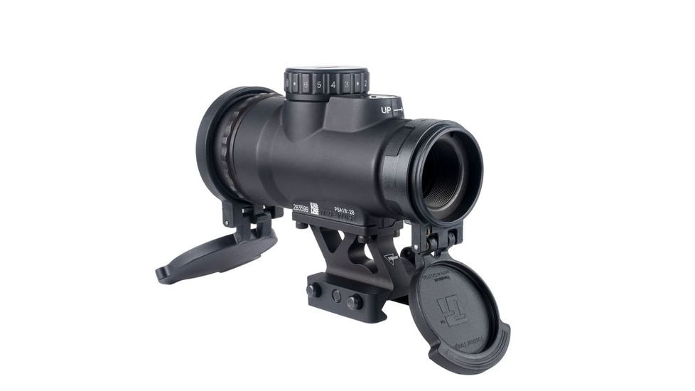 Trijicon MRO HD Patrol Adjustable LED 68 MOA Reticle w/ 2.0 MOA Red Dot Sight, 1/3 Co-Witness Quick Release Mount with Q-LOC Technology AC32071, Black, MRO-C-2200108