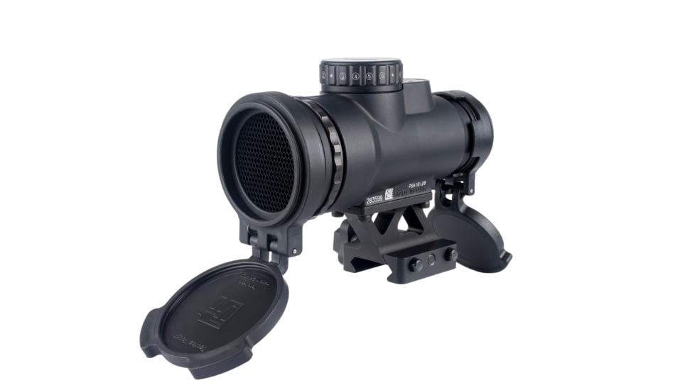 Trijicon MRO HD Patrol Adjustable LED 68 MOA Reticle w/ 2.0 MOA Red Dot Sight, 1/3 Co-Witness Quick Release Mount with Q-LOC Technology AC32071, Black, MRO-C-2200108