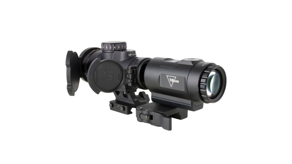 Trijicon MRO HD Patrol Combo Set, 1x25 68 MOA Reticle w/ 2.0 MOA Dot, Full Co-Witness Q-LOC Mount AC32070 and 3x Magnifier w/ Quick Release Flip-to-Side Mount, Black, MRO-C-2200111