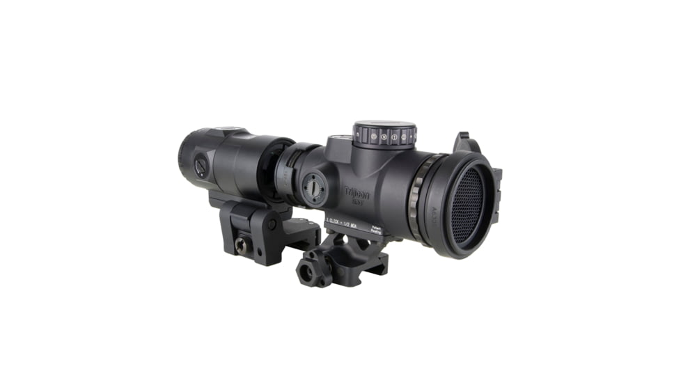 Trijicon MRO HD Patrol Combo Set, 1x25 68 MOA Reticle w/ 2.0 MOA Dot, Full Co-Witness Q-LOC Mount AC32070 and 3x Magnifier w/ Quick Release Flip-to-Side Mount, Black, MRO-C-2200111