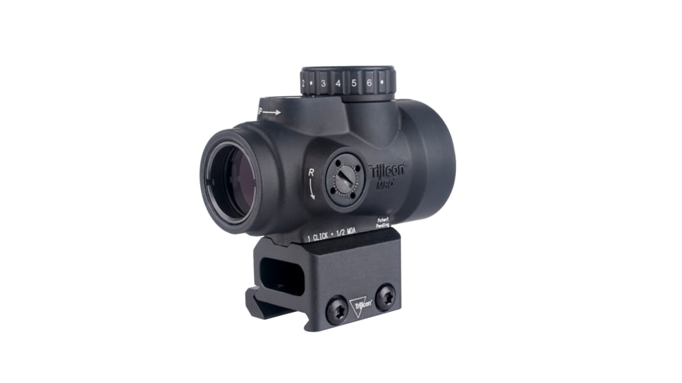 Trijicon MRO SD 1x25mm Reflex Red Dot Sight, 2.0 MOA Adjustable Red Dot, with Full Co-witness Mount, Black, MRO-C-2200302