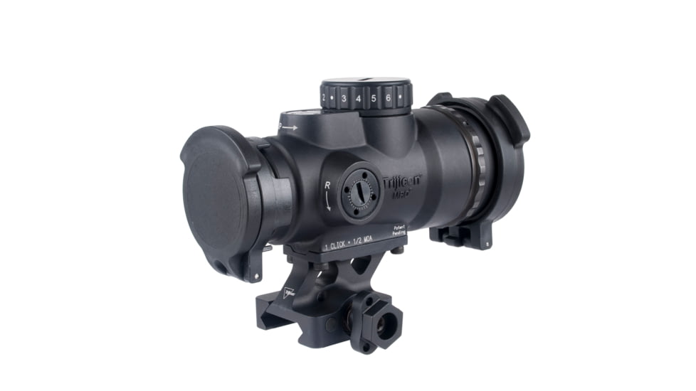 Trijicon MRO SD 1x25mm Reflex Red Dot Sight, 2.0 MOA Adjustable Red Dot, with Full Co-Witness Quick Release Q-LOC Mount, Black, MRO-C-2200355