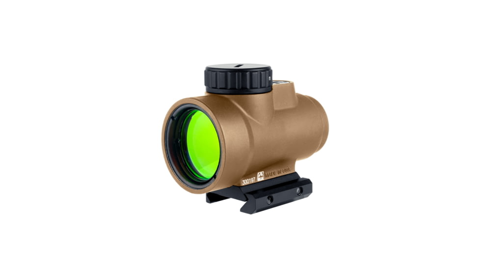 Trijicon MRO SD 1x25mm Reflex Red Dot Sight, 2.0 MOA Adjustable Red Dot, with Low Mount, Anodized Coyote Brown, MRO-C-2200326