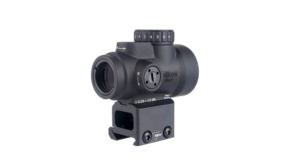 Trijicon MRO SD 1x25mm Reflex Red Dot Sight, 2.0 MOA Adjustable Red Dot, with Lower 1/3 Co-witness Mount, Black, MRO-C-2200303