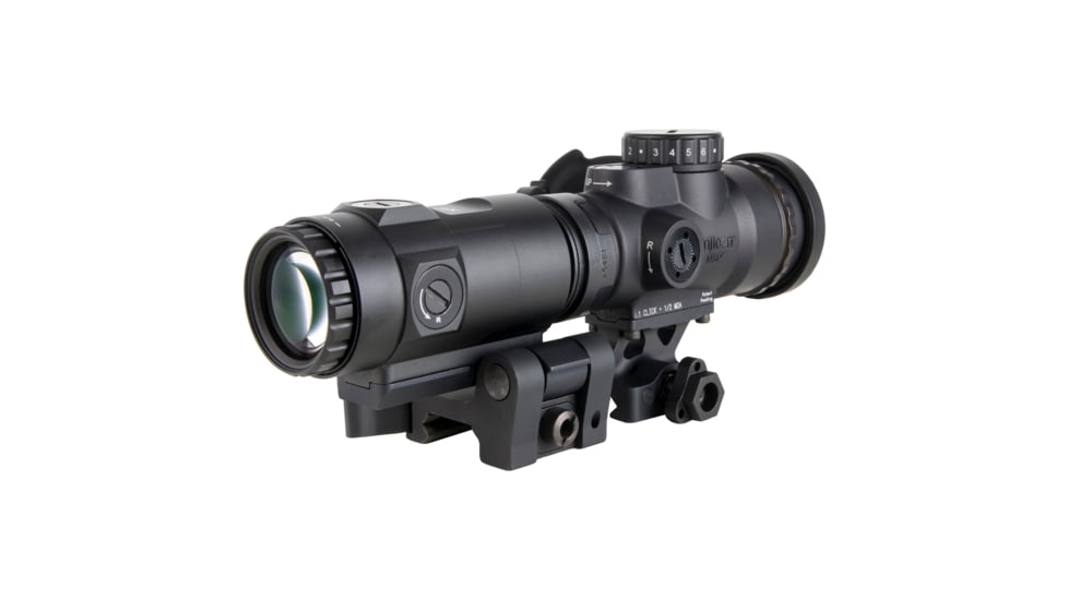Trijicon MRO SD Patrol 1x25mm Reflex Red Dot Sight, 2.0 MOA Adjustable Red Dot, with Full Co-Witness Quick Release Q-LOC Mount, 3x Magnifier with Quick Release Flip-to-Side Mount, Black, MRO-C-2200368