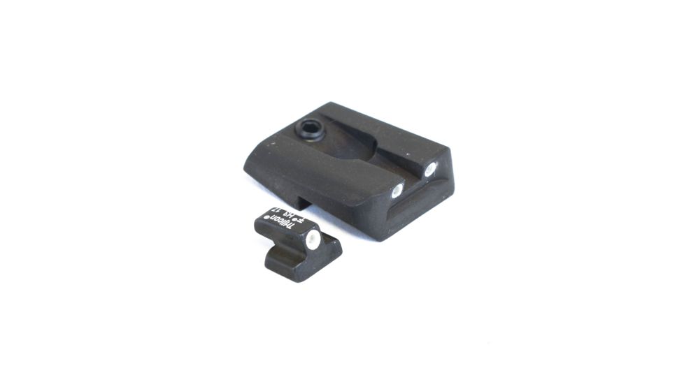 Trijicon Bright &amp; Tough Night Sight Set, Green Front &amp; Rear - Novak Compact 9mm