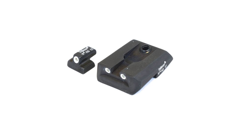 Trijicon Bright &amp; Tough Night Sight Set, Green Front &amp; Rear - Novak Compact 9mm