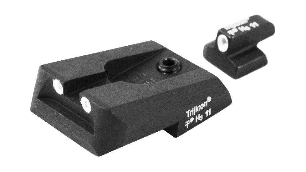 Trijicon Bright &amp; Tough Night Sight Set, Green Front &amp; Rear - Novak Compact 9mm