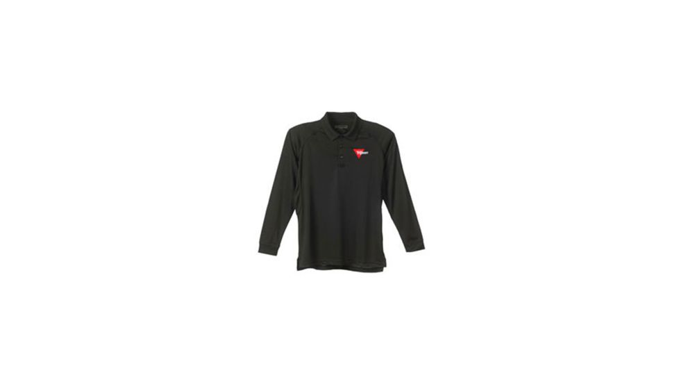 Trijicon Perform Logo Long Sleeve Polo - Men's, Black, Small TRJAP25S
