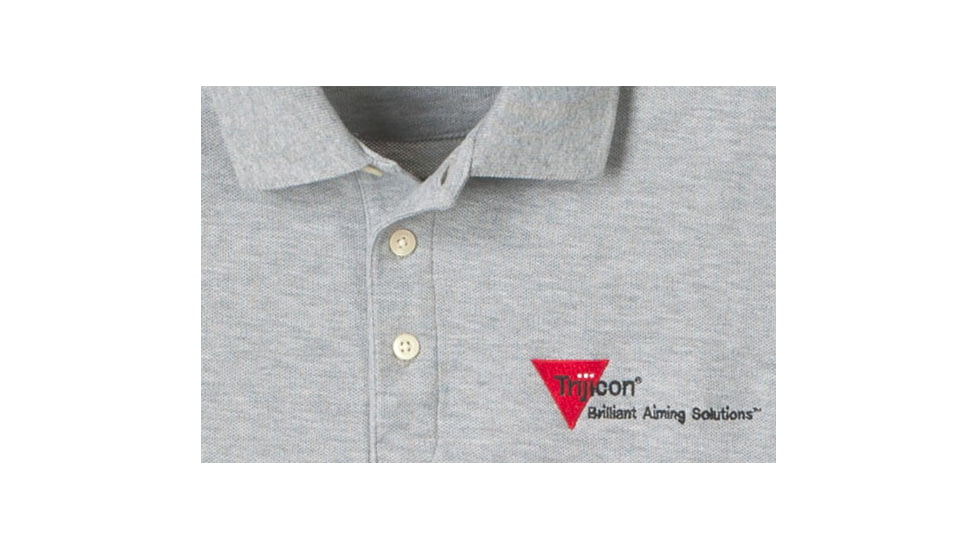 Trijicon Polo Short Sleeve Shirt - 2XL, Grey AP34-XXL
