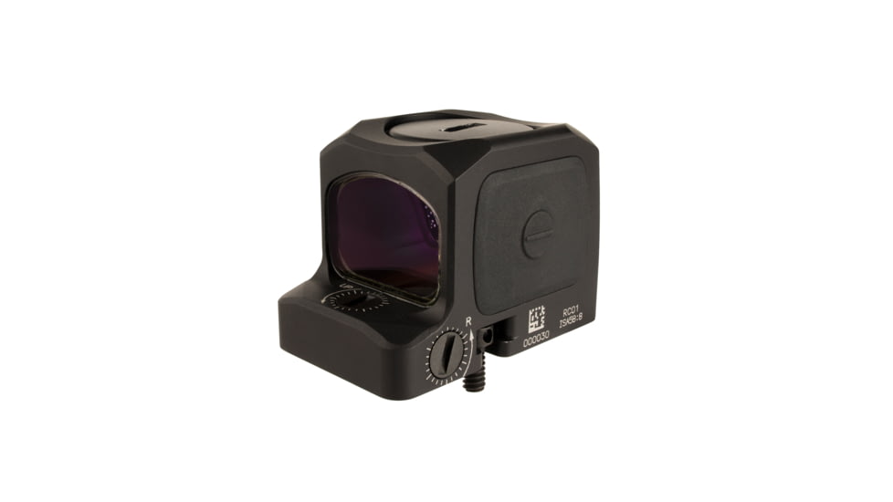 Trijicon RCR 1x Reflex Red Dot Sight, Adj. LED 3.25 MOA Red Dot, Black, 3.25 MOA, 3300001