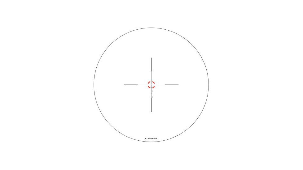 DEMO, Trijicon AccuPower RS-24 1-4x24mm Rifle Scope, 30 mm Tube, Second Focal Plane, Black, Red BDC Segmented Circle .223 / 55 Grain Reticle, MOA Adjustment, 1900006-DEMO