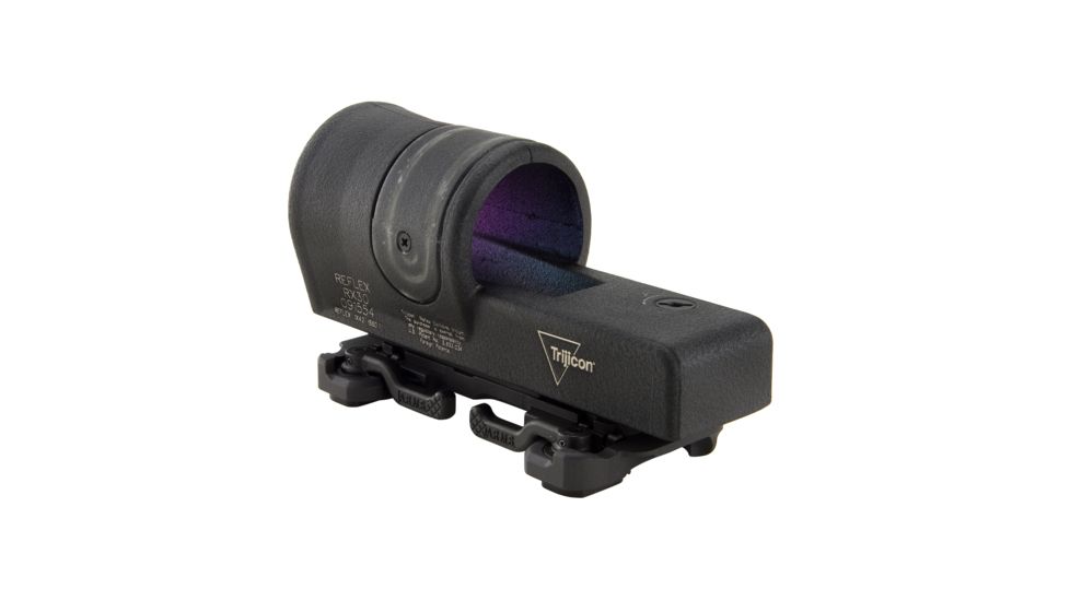 Trijicon Reflex 42mm 6.5 MOA Amber Dot Sight, Black w/ A.R.M.S. 15 Flattop Mount RX30-23