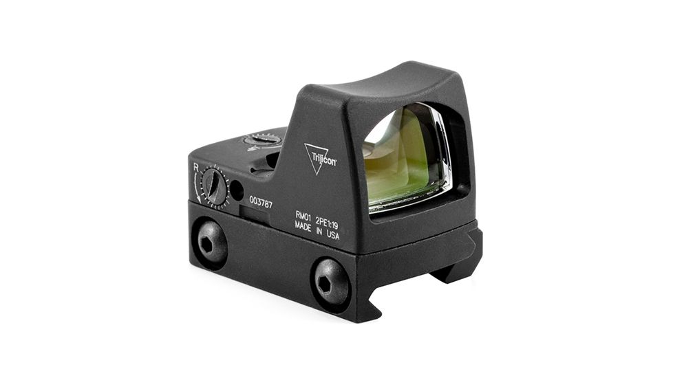 Trijicon RM01 RMR Type 2 LED Red Dot Sight, 3.25 MOA Red Dot, RM33 Mount, Matte, Black, RM01-C-700601