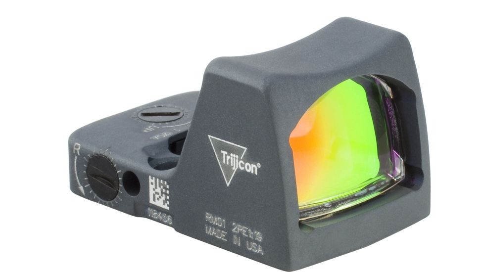 Trijicon RM01 RMR Type 2 LED Red Dot Sight, 3.25 MOA Red Dot, No Mount, Hard Anodized, Gray, 700622