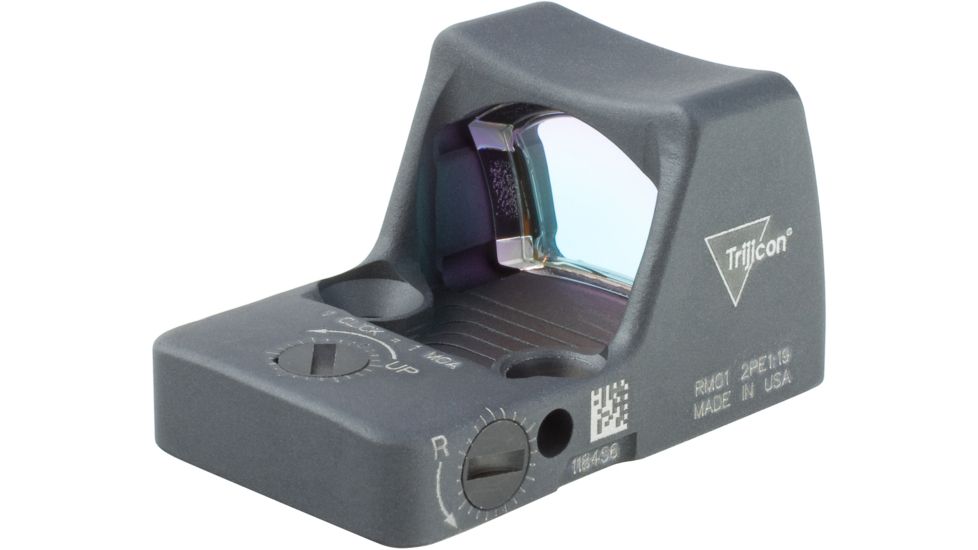 Trijicon RM01 RMR Type 2 LED Red Dot Sight, 3.25 MOA Red Dot, No Mount, Hard Anodized, Gray, 700622