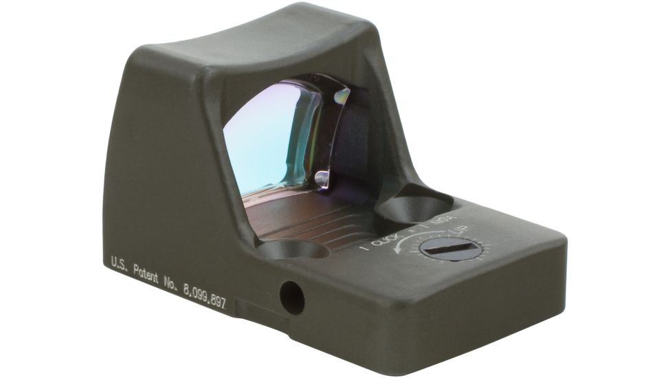 Trijicon RM01 RMR Type 2 LED Red Dot Sight, 3.25 MOA Red Dot, No Mount, Hard Anodized, ODG, 700623