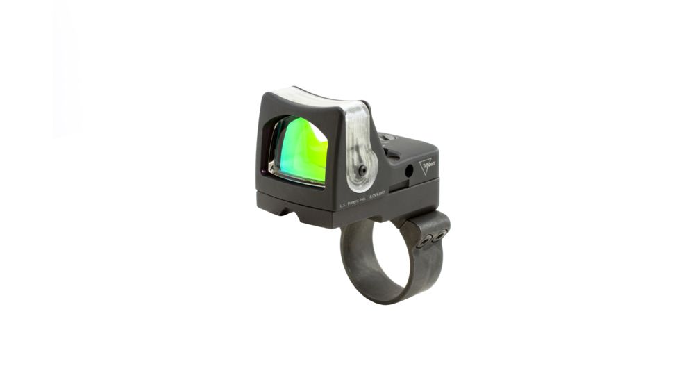 Trijicon RMR Dual Illuminated Reflex Sight, 12.9 MOA Amber Triangle, RM36 Mount, Black, 700058