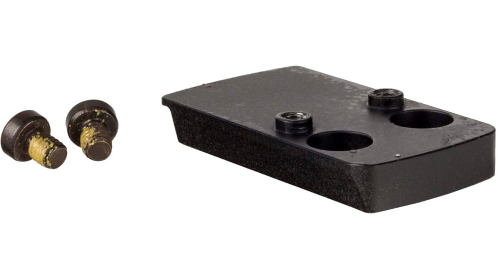 Trijicon RMRcc Pistol Adapter Mount Plate, S&amp;W/Springfield/Glock/Ruger/SCCY, Black, AC32092