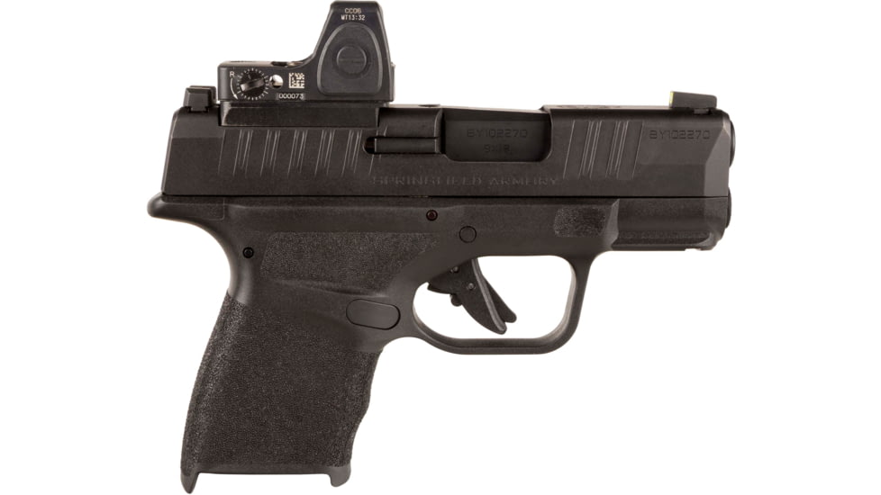 Trijicon RMRcc Pistol Adapter Mount Plate, S&amp;W/Springfield/Glock/Ruger/SCCY, Black, AC32092