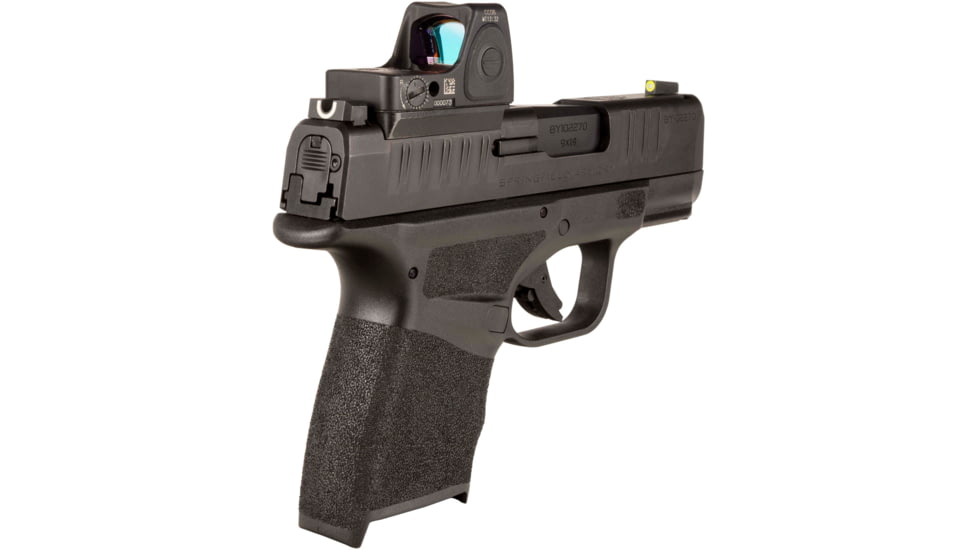 Trijicon RMRcc Pistol Adapter Mount Plate, S&amp;W/Springfield/Glock/Ruger/SCCY, Black, AC32092