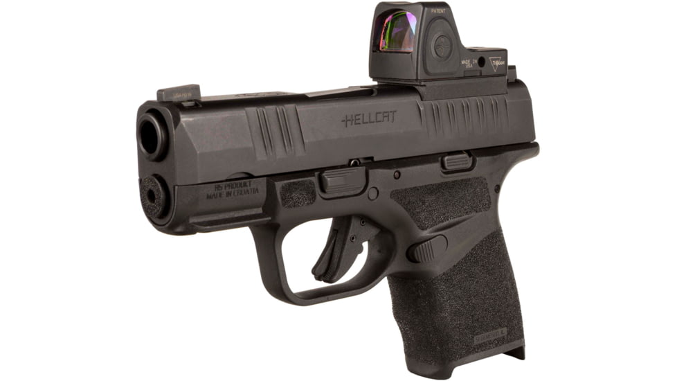 Trijicon RMRcc Pistol Adapter Mount Plate, S&amp;W/Springfield/Glock/Ruger/SCCY, Black, AC32092