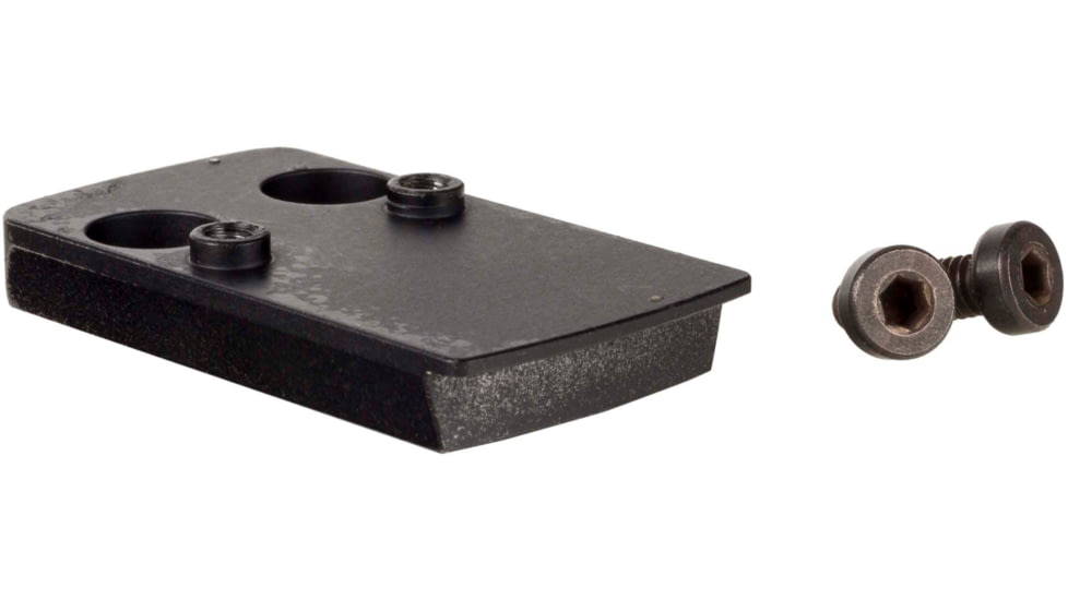 Trijicon RMRcc Pistol Adapter Mount Plate, S&amp;W/Springfield/Glock/Ruger/SCCY, Black, AC32092