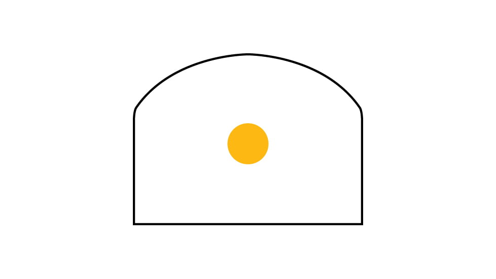 Open Box, Dealer Demo, Trijicon RM03 RMR Dual Illuminated Reflex Sight, 13 MOA Amber/Gold Dot, No Mount, Matte, Black, 700014