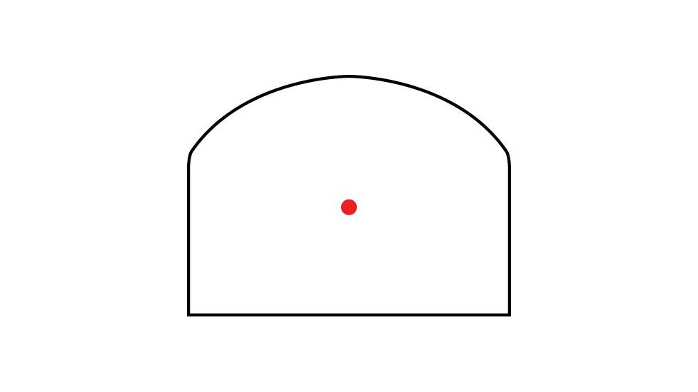 Trijicon RMR LED 3.25 MOA Red Dot Sight, Black w/ RM33 Picatinny Rail Mount, RM01-33