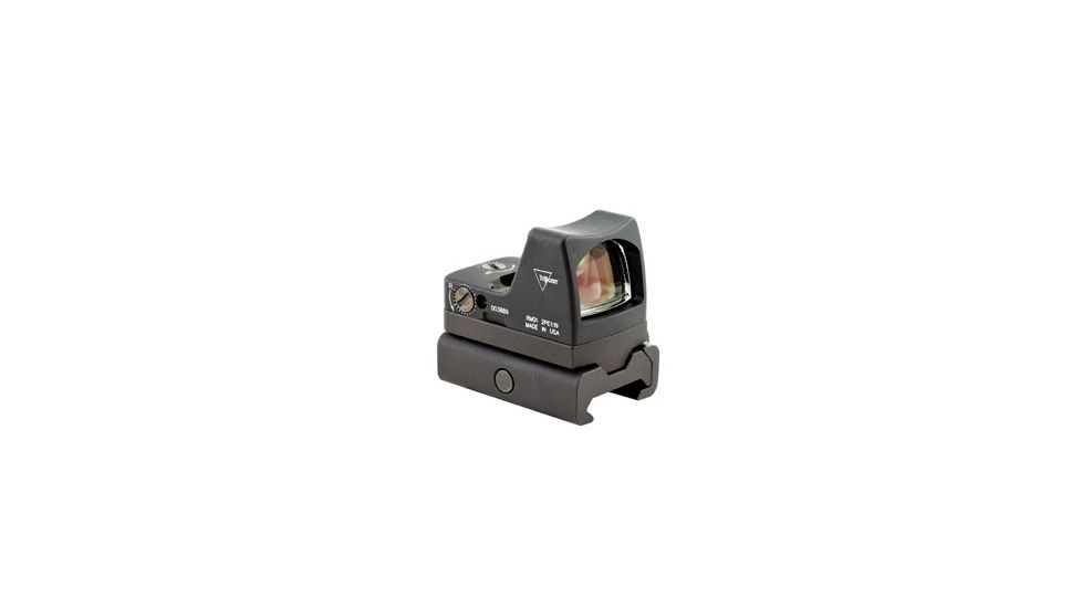 Trijicon RMR LED 3.25 MOA Red Dot Sight, Black w/ RM34W Weaver Rail Mount, RM01-34W