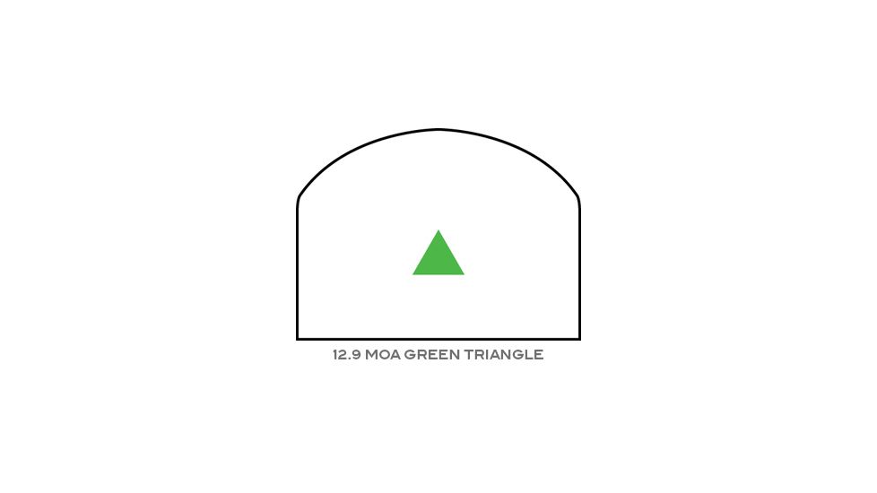 Trijicon RMR Nickel Boron Dual Illum. Sight - 12.9 MOA Green Triangle RM08-C-700066